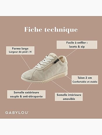 Baskets larges modèle H - Jane