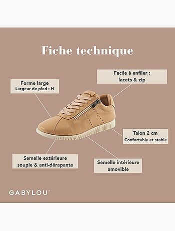 Baskets larges modèle H - Jane