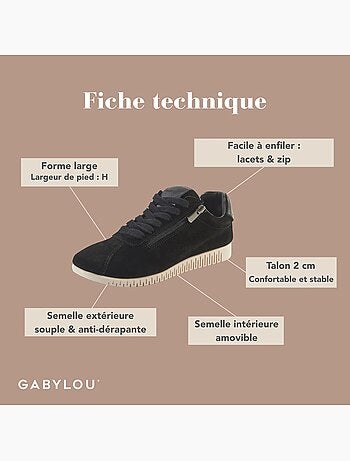 Baskets larges modèle H - Jane