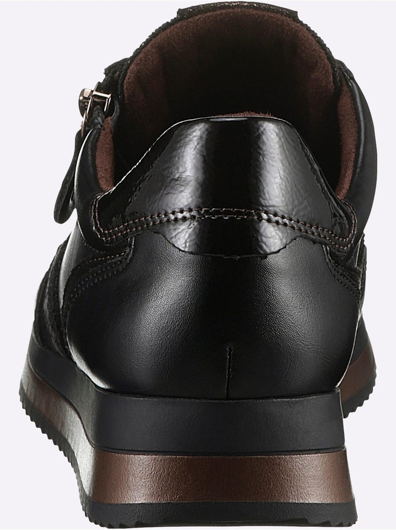 Baskets largeur pied fort - taille standard - witt Noir - Kiabi