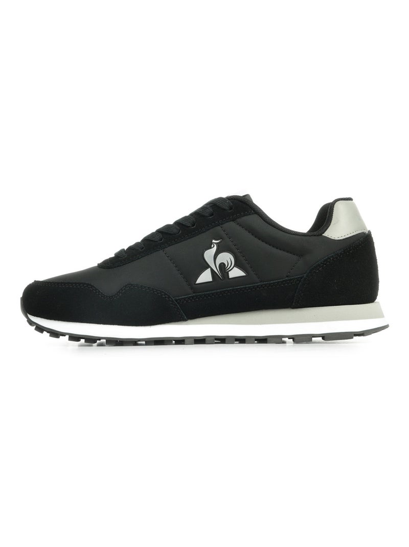 Baskets Le Coq Sportif Astra 2 Noir Argenté - Kiabi