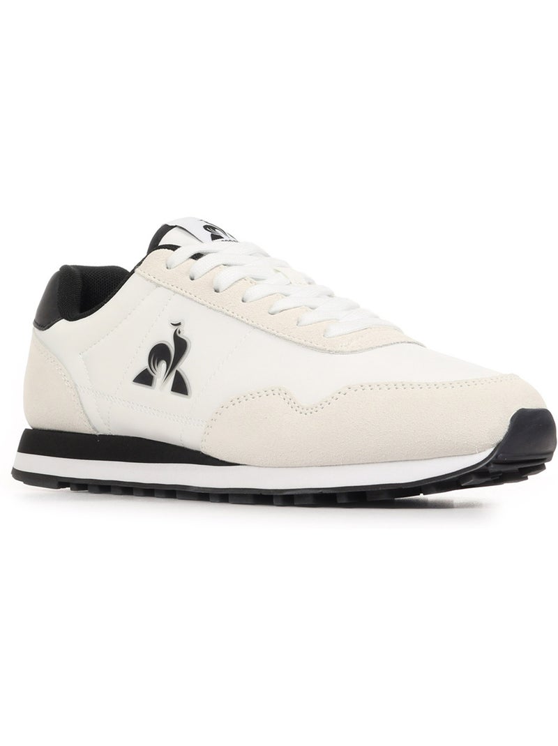 Baskets Le Coq Sportif Astra Blanc Noir - Kiabi