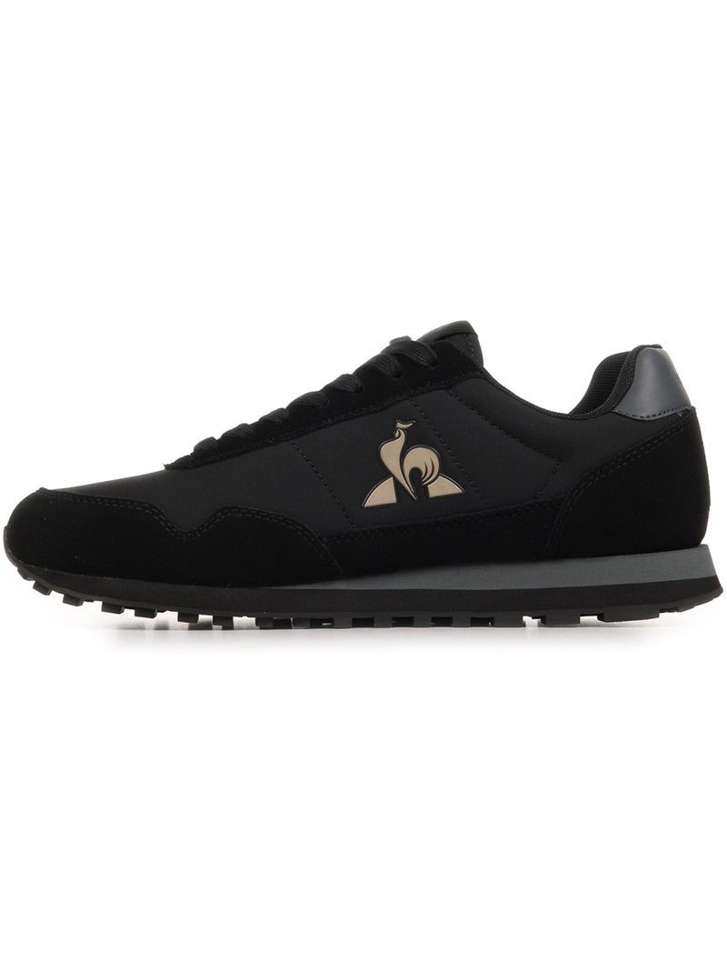 Baskets le coq sportif astra Noir Doré - Kiabi