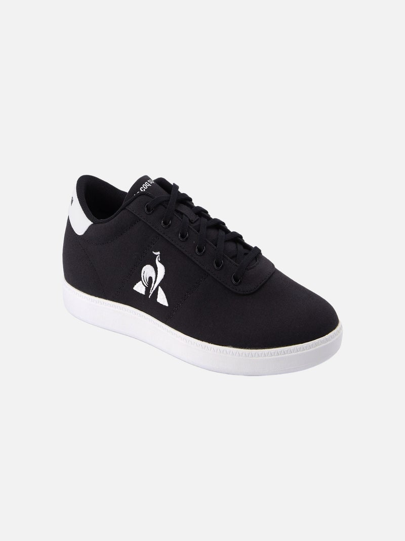Baskets 'Le Coq Sportif' 'Court One' Noir - Kiabi