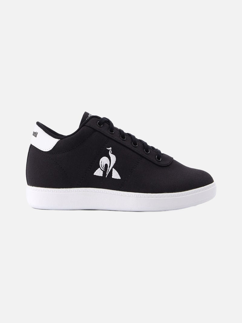 Baskets 'Le Coq Sportif' 'Court One' Noir - Kiabi