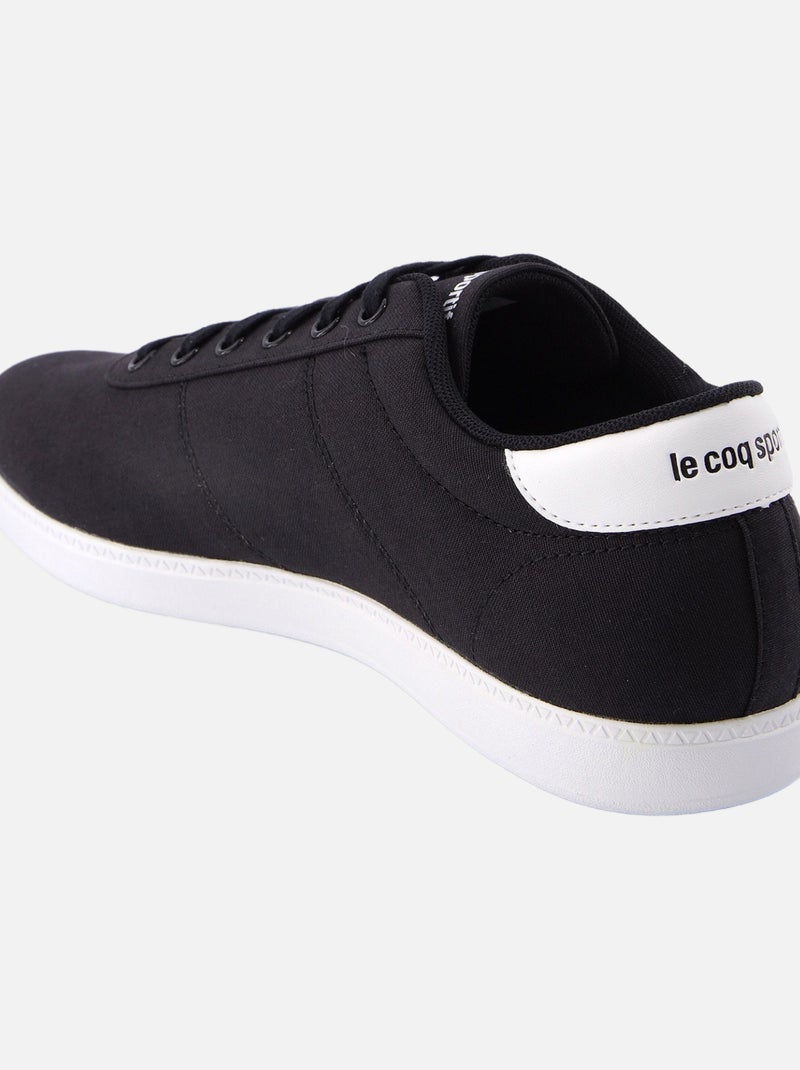 Baskets 'Le Coq Sportif' 'Court One' Noir - Kiabi