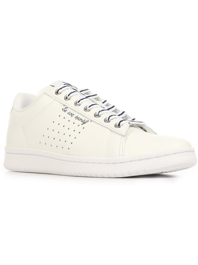 Baskets Le Coq Sportif Court Premium Blanc - Kiabi