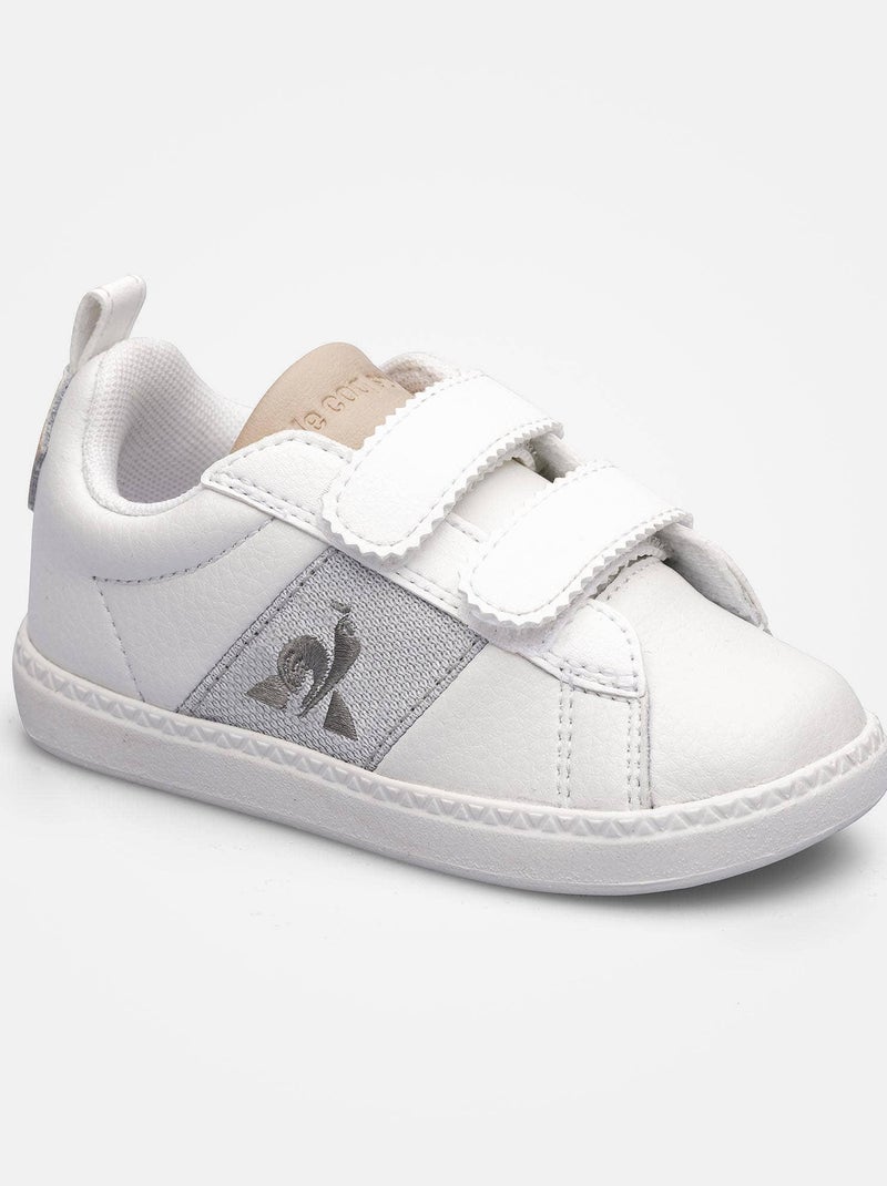 Baskets 'Le Coq Sportif' 'Courtclassic Ps Girl' Blanc - Kiabi