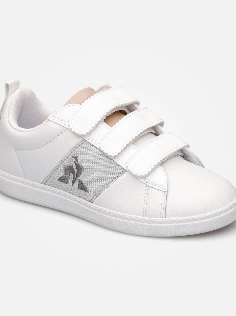 Baskets 'Le Coq Sportif' 'Courtclassic Ps Girl' Blanc - Kiabi