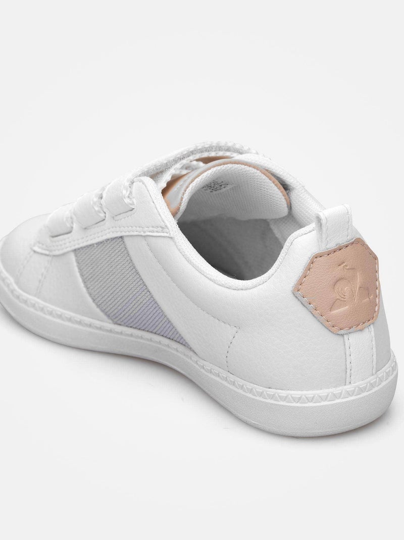 Baskets 'Le Coq Sportif' 'Courtclassic Ps Girl' Blanc - Kiabi