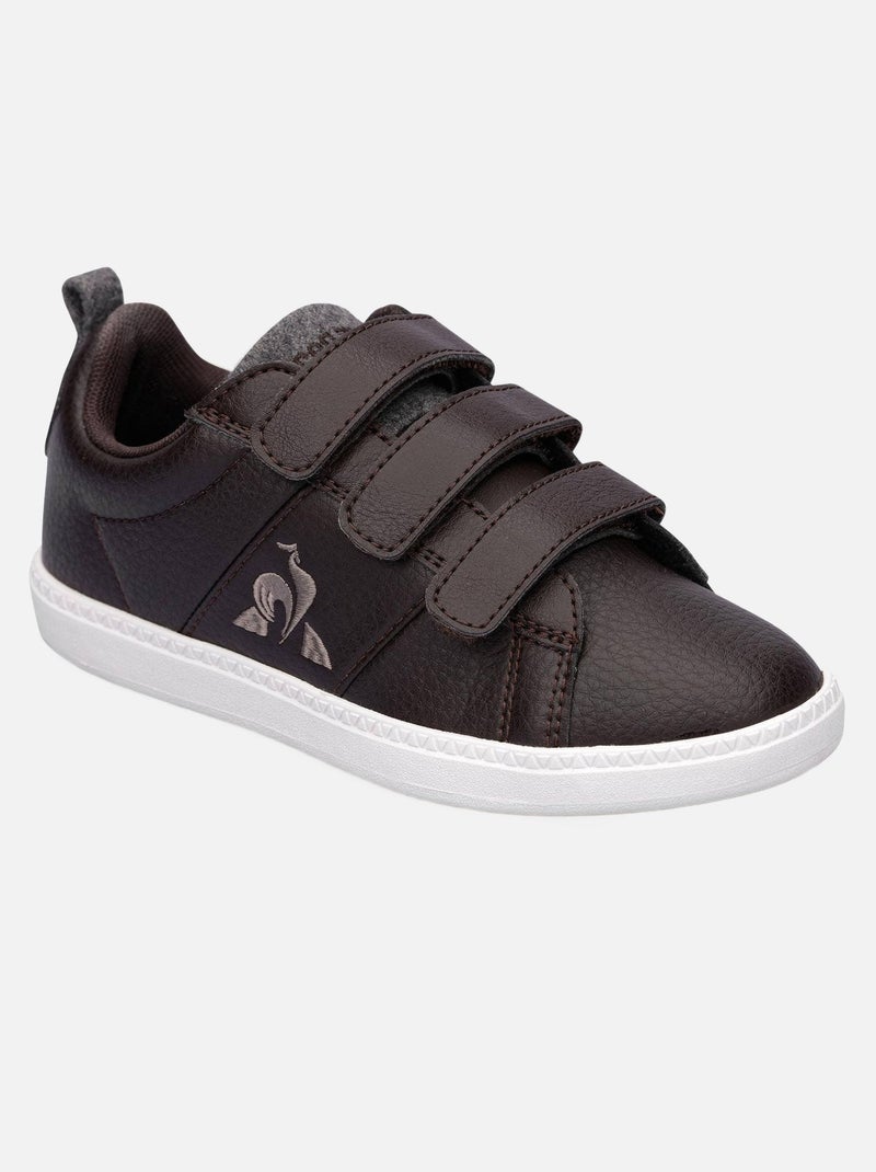 Baskets 'Le Coq Sportif' 'Courtclassic PS' Marron - Kiabi