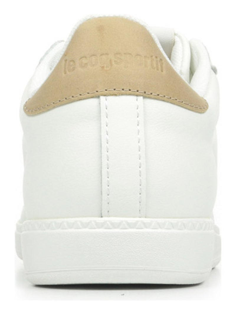 Baskets Le Coq Sportif Courtset 2 Blanc Beige - Kiabi