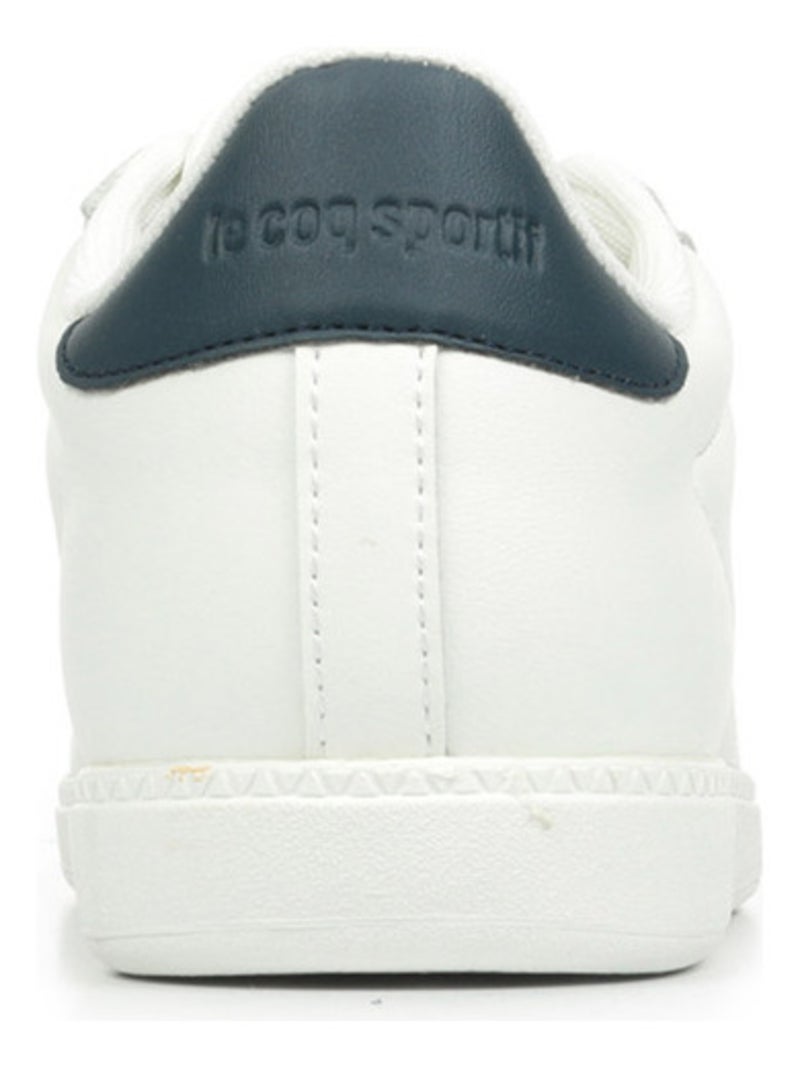 Baskets Le Coq Sportif Courtset 2 Blanc Bleu marine - Kiabi