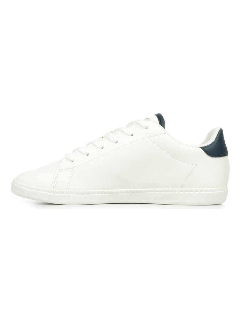 Baskets Le Coq Sportif Courtset 2 Gs Blanc - Kiabi