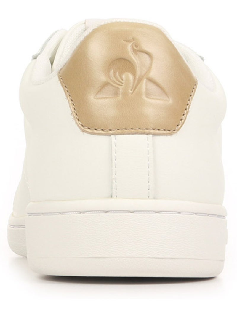 Baskets le coq sportif courtset Blanc Marron - Kiabi