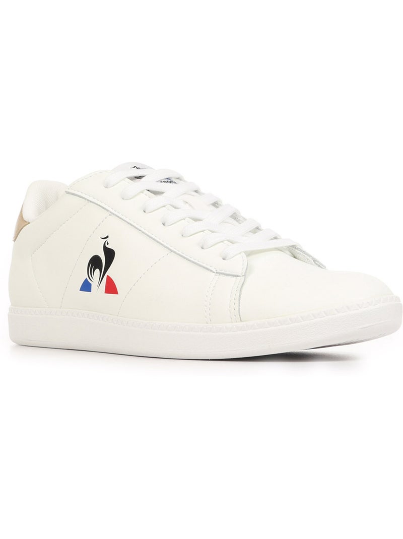 Baskets Le Coq Sportif Courtset Blanc - Kiabi