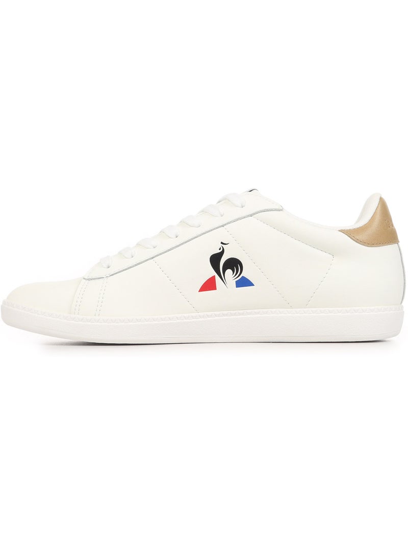 Baskets Le Coq Sportif Courtset Blanc - Kiabi