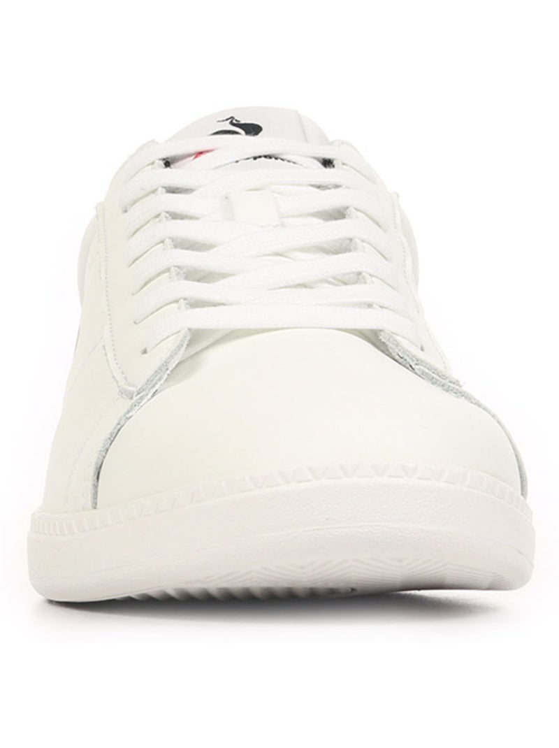 Baskets Le Coq Sportif Courtset Blanc Noir - Kiabi