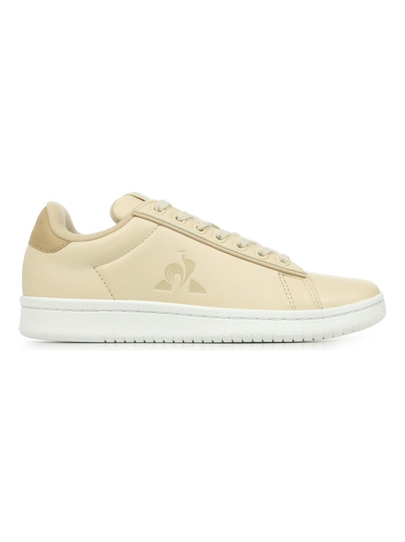 Baskets Le Coq Sportif Lcs Court Clean Beige - Kiabi