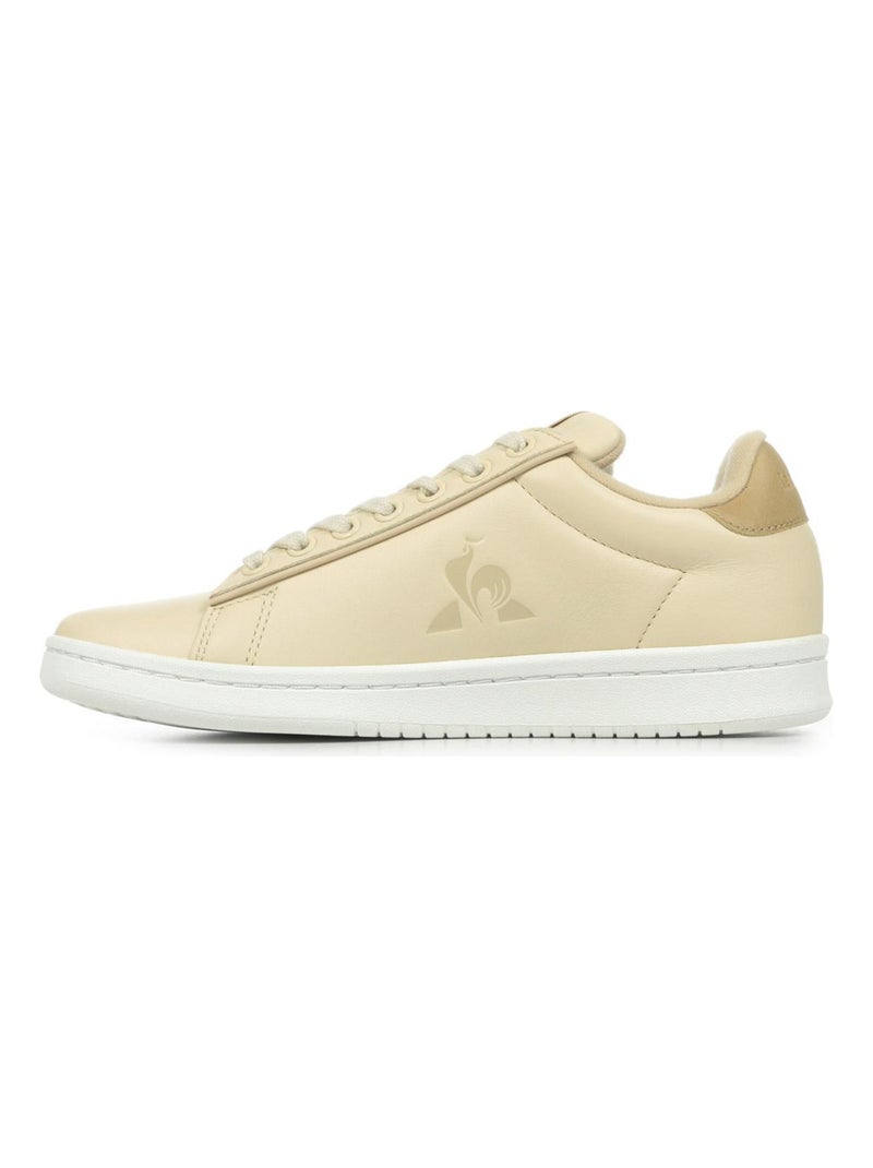 Baskets Le Coq Sportif Lcs Court Clean Beige - Kiabi