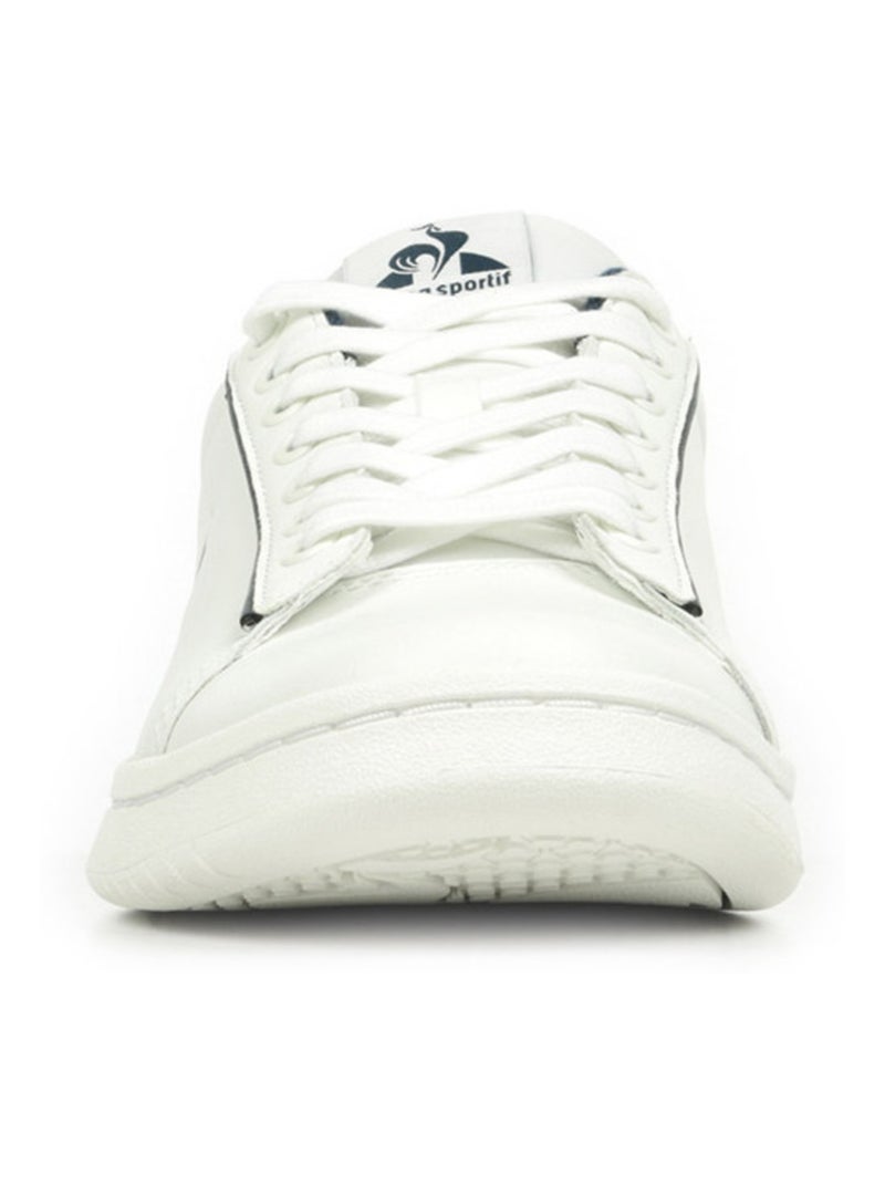 Baskets Le Coq Sportif Lcs Court Clean Blanc Bleu marine - Kiabi
