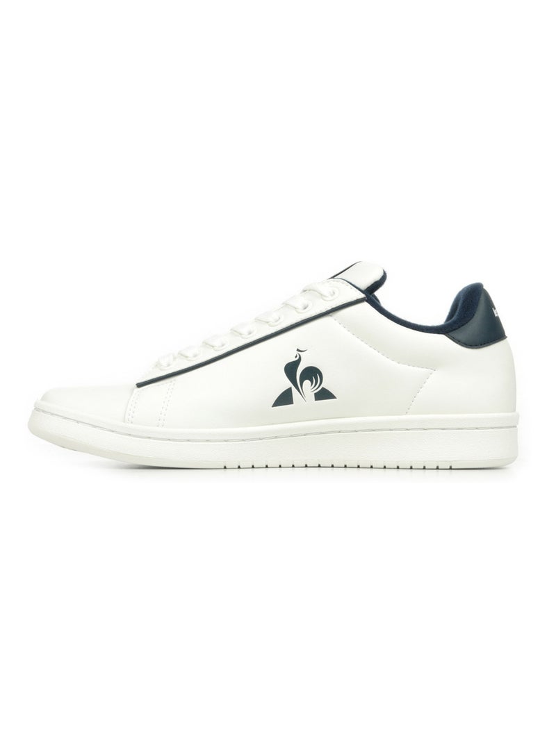 Baskets Le Coq Sportif Lcs Court Clean Blanc Bleu marine - Kiabi