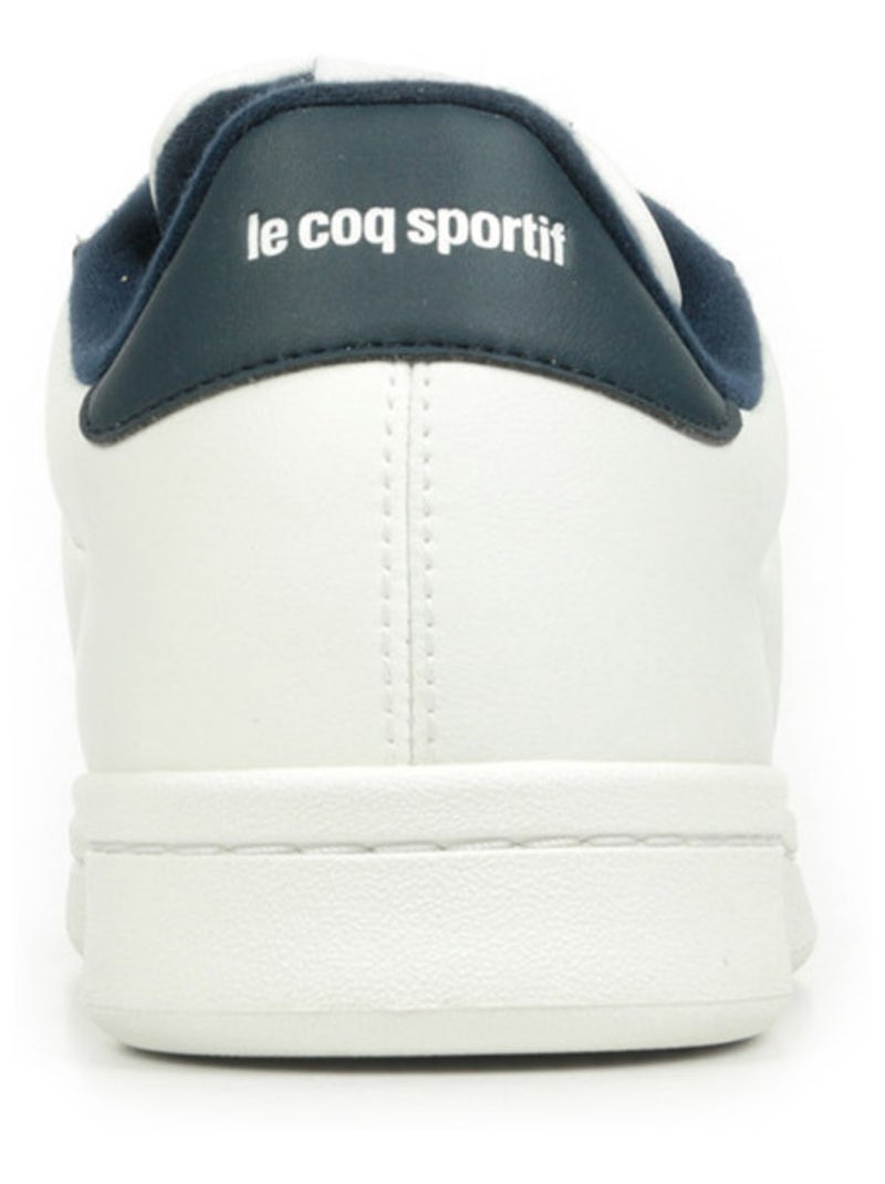 Baskets Le Coq Sportif Lcs Court Clean Blanc Bleu marine - Kiabi