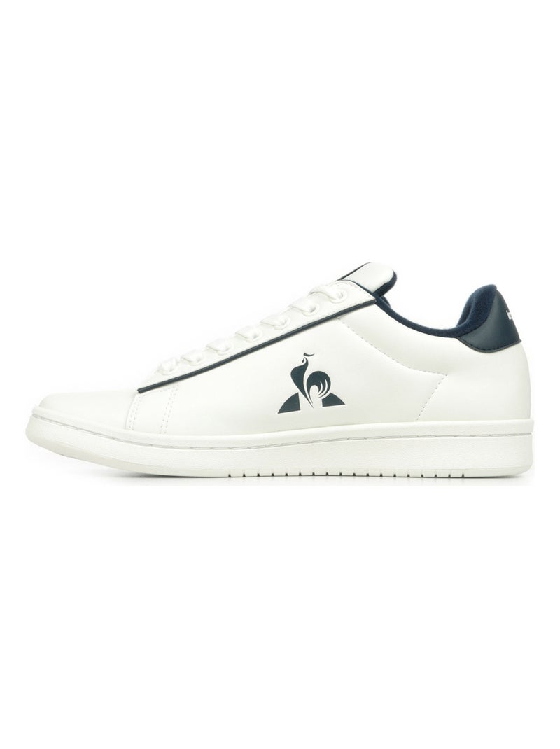 Baskets Le Coq Sportif Lcs Court Clean Blanc - Kiabi