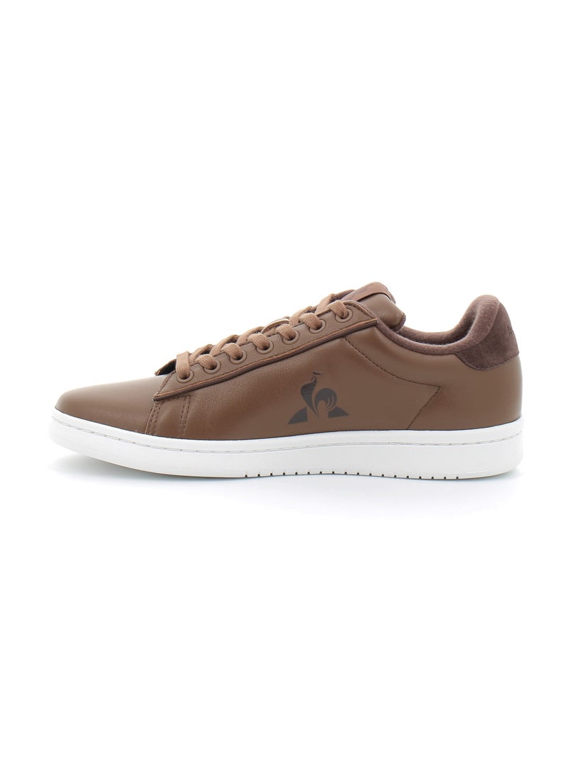 Baskets Le Coq Sportif Lcs Court Clean Marron - Kiabi