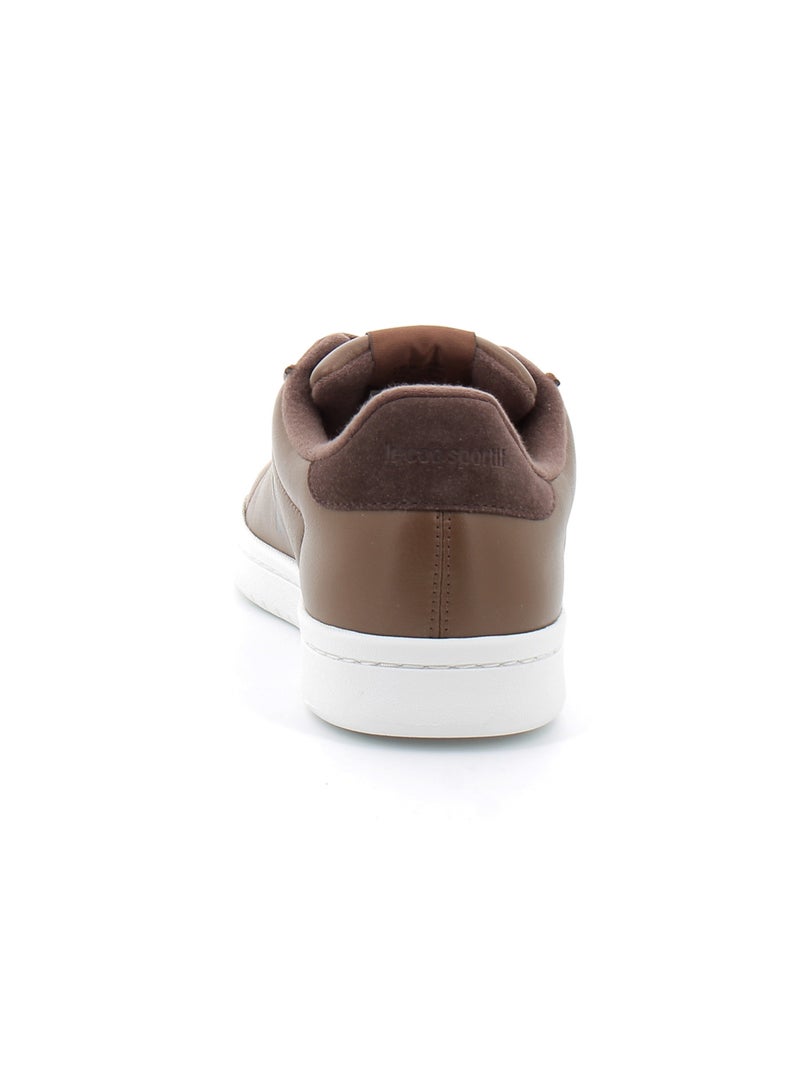 Baskets Le Coq Sportif Lcs Court Clean Marron - Kiabi