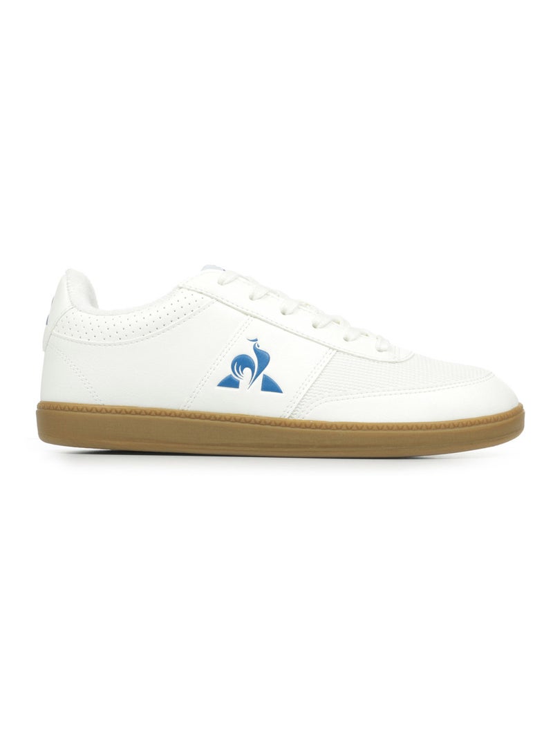 Baskets Le Coq Sportif Lcs Derby 1 Blanc Bleu - Kiabi