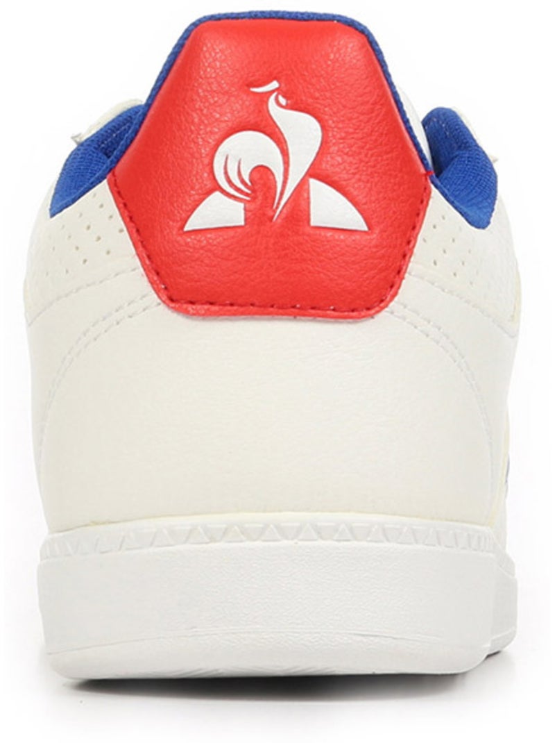 Baskets Le Coq Sportif LCS Derby 1 Blanc Rouge Bleu - Kiabi
