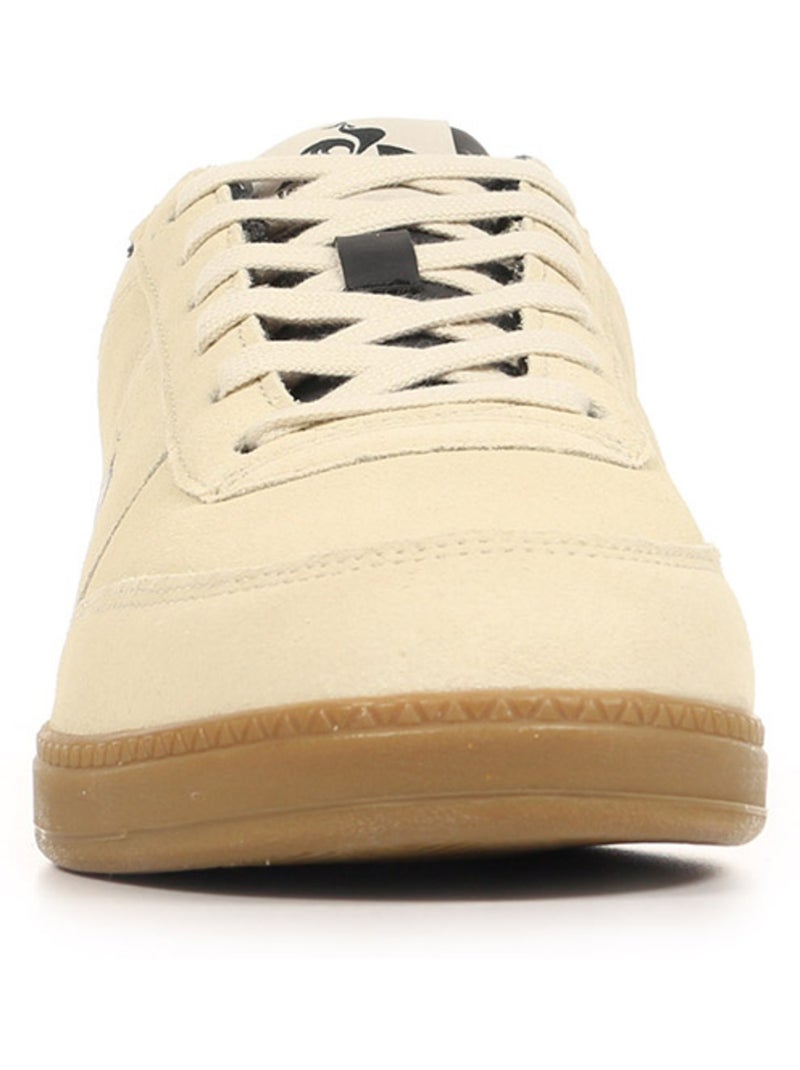 Baskets Le Coq Sportif Lcs Derby Suede Beige - Kiabi