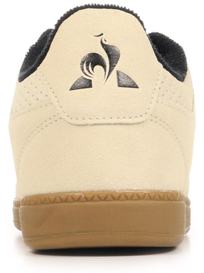 Baskets Le Coq Sportif Lcs Derby Suede Beige - Kiabi