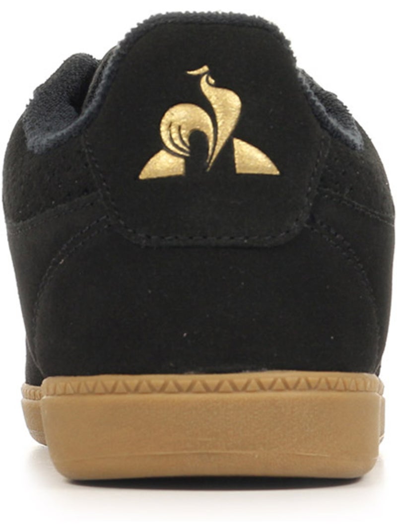 Baskets Le Coq Sportif Lcs Derby Suede Noir Doré - Kiabi