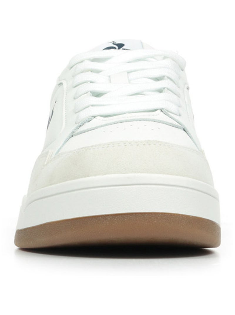 Baskets Le Coq Sportif LCS Master Blanc Bleu marine - Kiabi