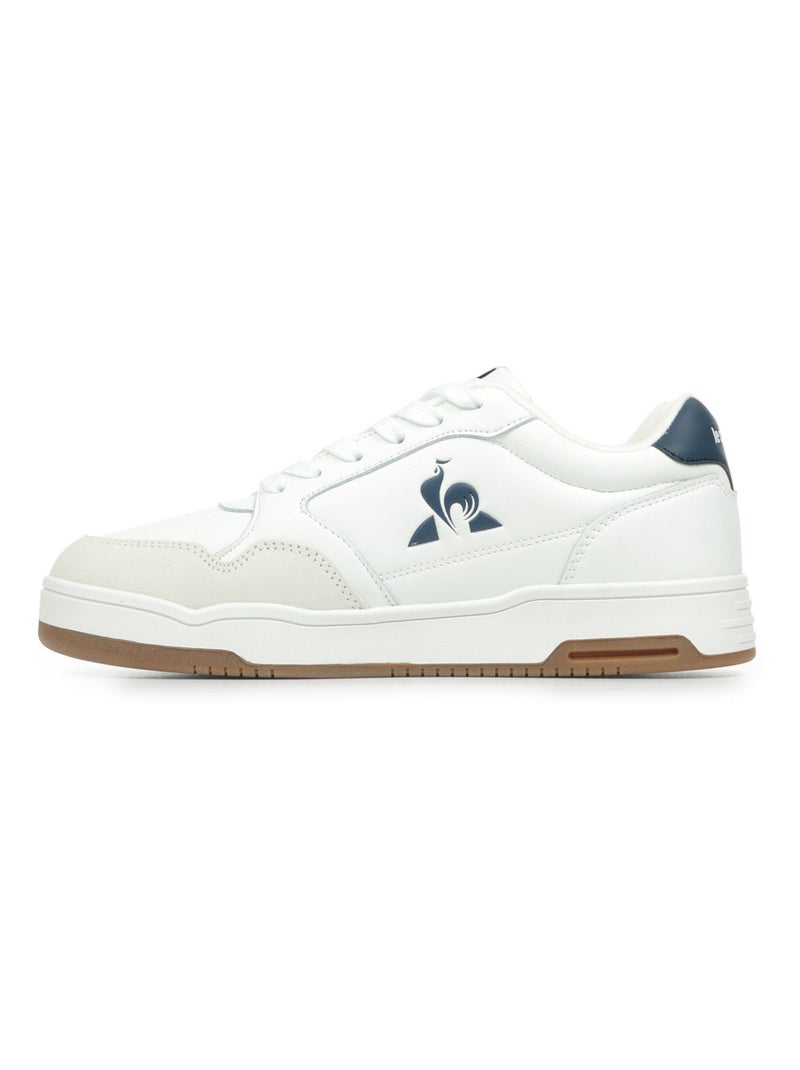 Baskets Le Coq Sportif LCS Master Blanc Bleu marine - Kiabi