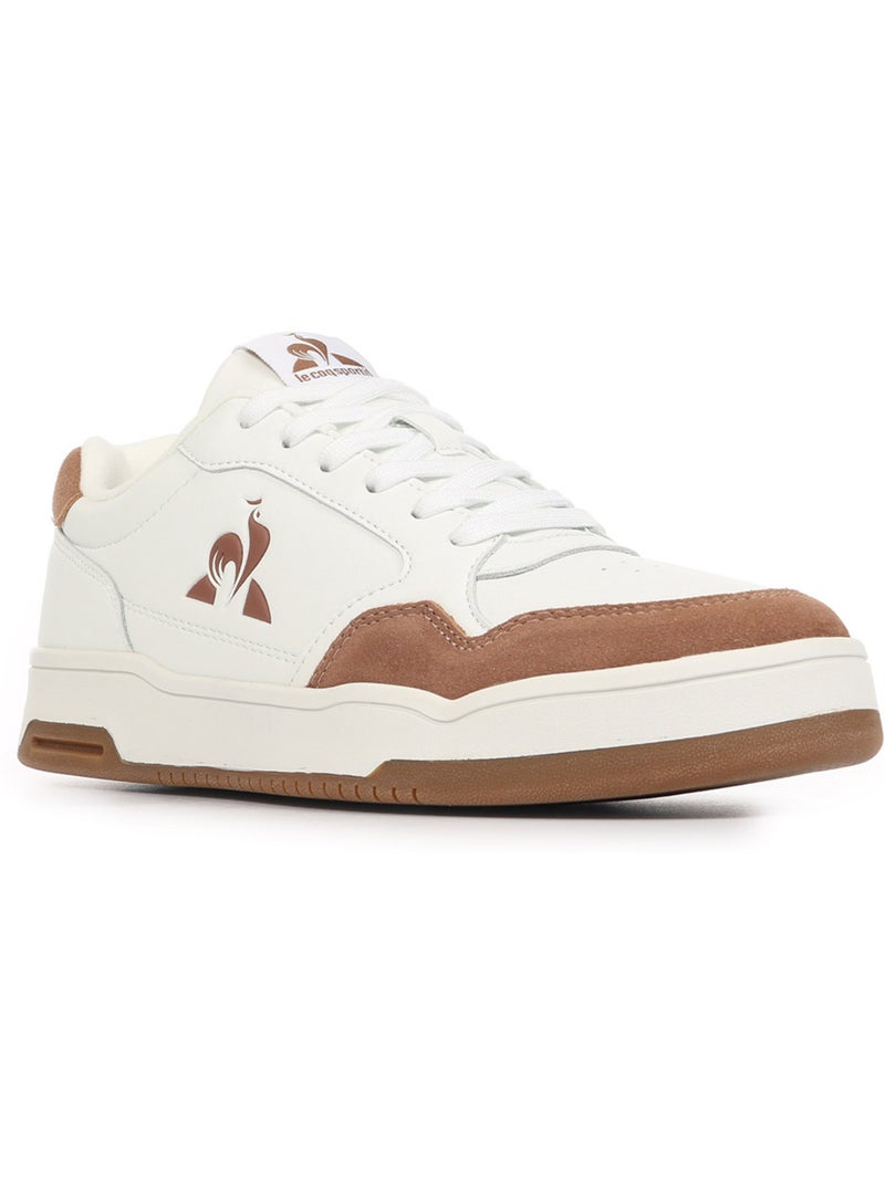Baskets Le Coq Sportif Lcs Master Blanc Marron - Kiabi