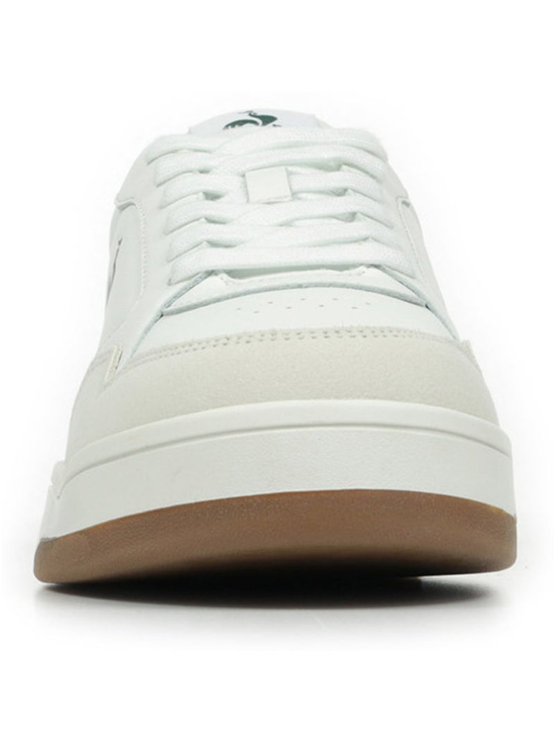 Baskets Le Coq Sportif LCS Master Blanc Vert - Kiabi
