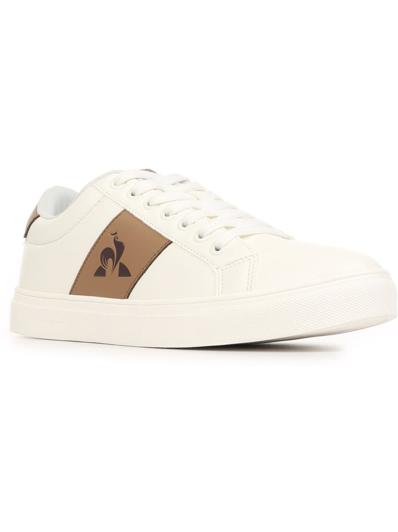 Baskets Le Coq Sportif LCS Slider Blanc - Kiabi