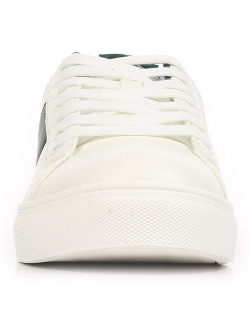 Baskets Le Coq Sportif LCS Slider Blanc Vert - Kiabi