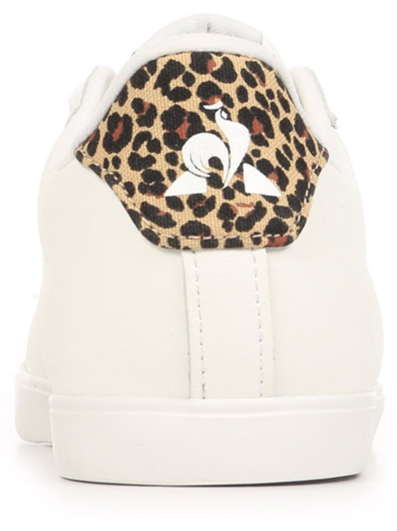 Baskets Le Coq Sportif Lucie Animal Blanc - Kiabi