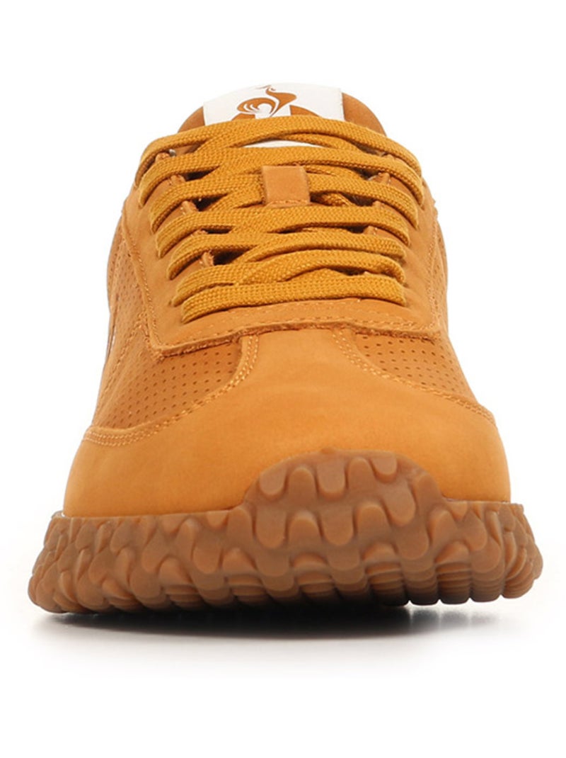 Baskets Le Coq Sportif Veloce Nubuck Marron - Kiabi