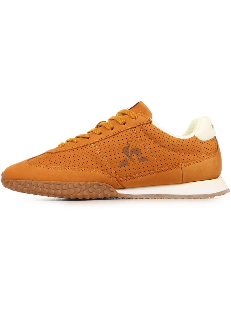 Baskets Le Coq Sportif Veloce Nubuck Marron - Kiabi