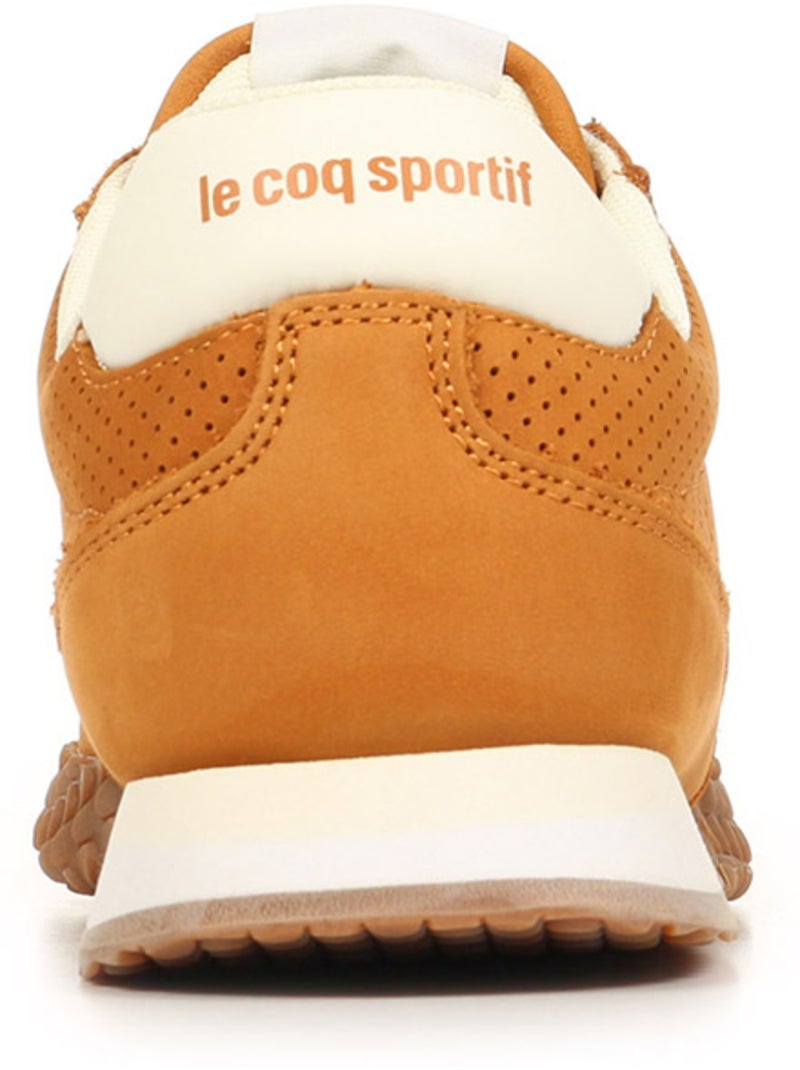Baskets Le Coq Sportif Veloce Nubuck Marron - Kiabi