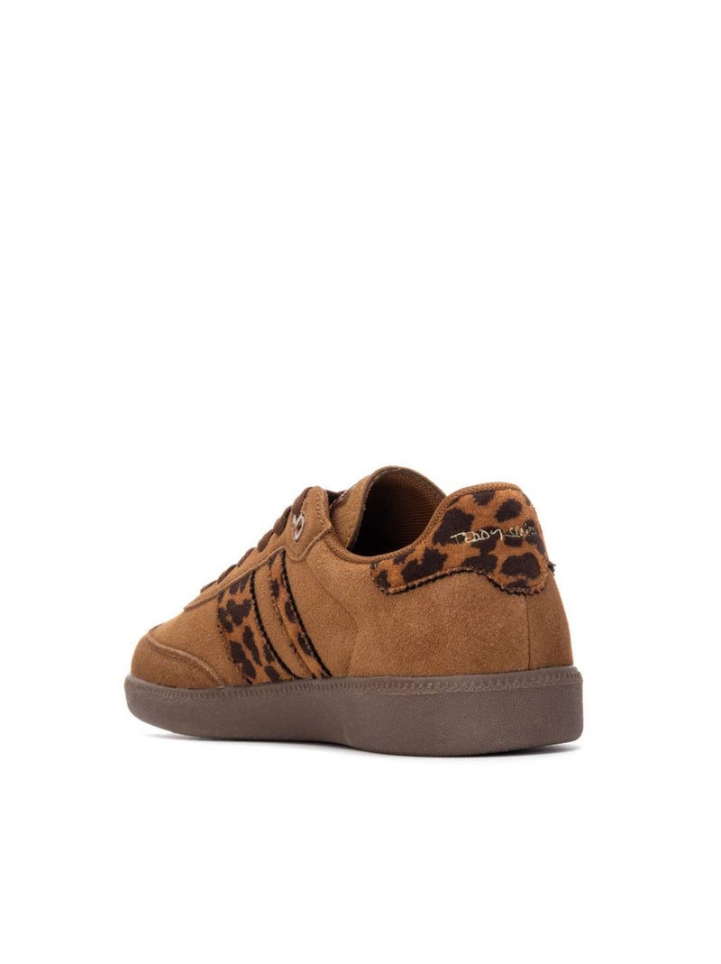 Baskets Léopard Femme Teddy Smith Baskets 120233 Marron - Kiabi