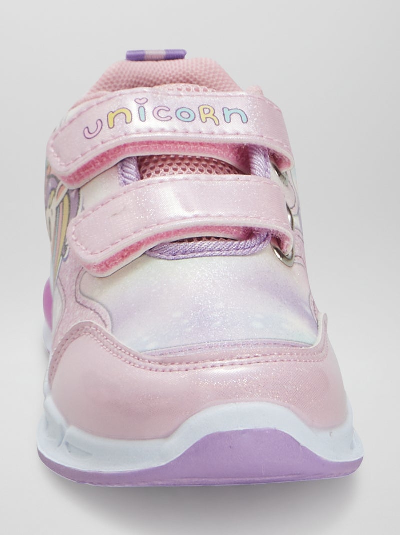Baskets 'Licorne' Rose - Kiabi