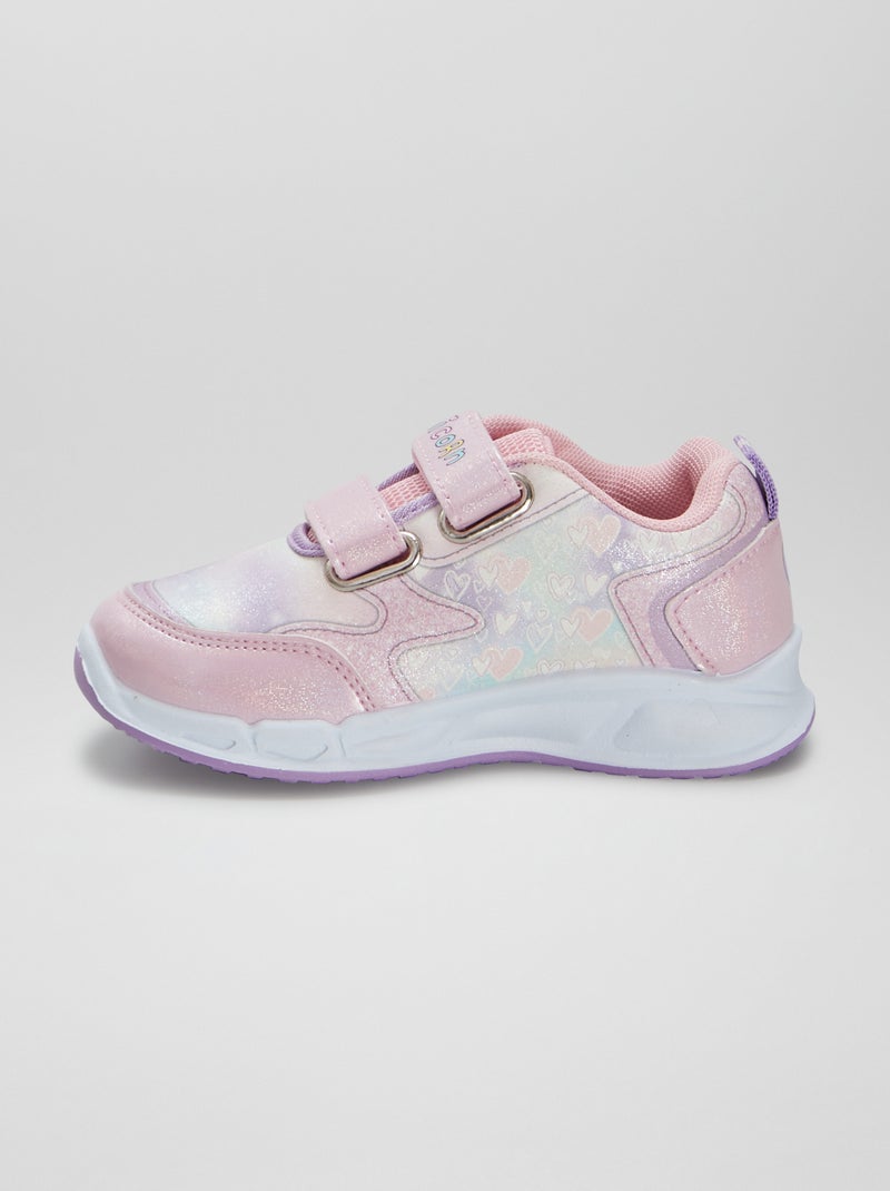 Baskets 'Licorne' Rose - Kiabi