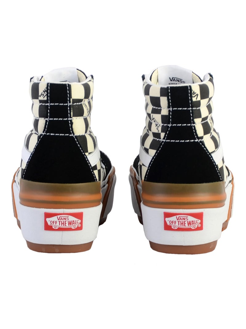 Baskets lifestyle checkerboard Vans Multicolore - Kiabi