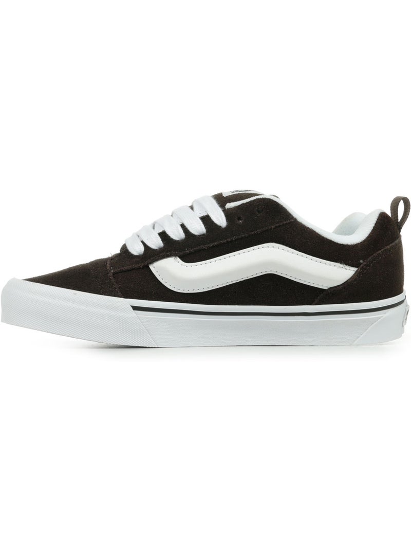 Baskets lifestyle en daim Knu Skool vans Marron chocolat - Kiabi